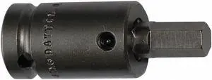 APEX TOOL GROUP SZ-24-5PK Torsion Bit,SAE,1/2",Square Drive,PK5