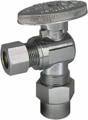 Kissler & Co 1/4-Turn Stop,Angle,1/2 Inx3/8 In HAWA 88-9230