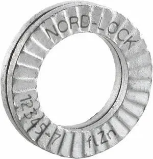 NORD-LOCK 1213 Wedge Lock Washer, For Screw Size #10 Steel, Advanced Corrosion