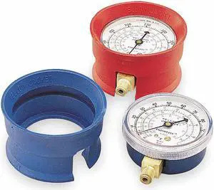 YELLOW JACKET 49190 Gauge Boots,3-1/8 In Dia,PR