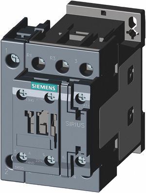 SIEMENS 3RT25261AK60 IEC Magnetic Contactor, 4 Poles, 110/120 V AC, 25 A,