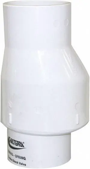 VALTERRA 200-30 3" Slip PVC Spring Swing Check Valve