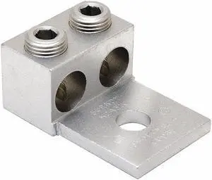 BURNDY K2A26U Mechanical Conn,Lug,2/0 to 14 AWG,2 Cond