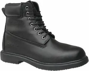 GENUINE GRIP 7160-9.5W 7160, Men's Work Boot, 9.5 Wide, Leather, 6 in Height,