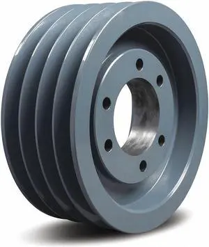 ZORO SELECT 3V804 1/2 in to 2-1/2 in Quick Detachable Bushed Bore 4 Groove