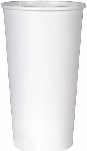 Disposable Hot cup 16 oz. White, Paper, Pk1000 ZORO SELECT 2346W