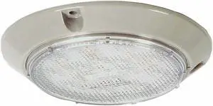 Maxxima Dome Light, Round, White White  Polycarbonate M84406-C