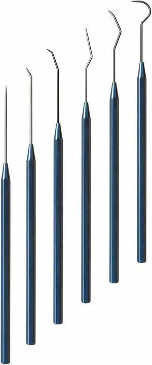 MOODY TOOL 55-1292 Precision Probe Set,Combo,Aluminum,6Pc