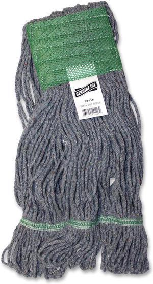 Genuine Joe Earth Mop Mophead Refill Medium Blue 20116