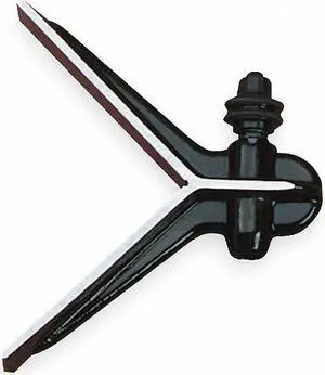 STARRETT C11-1224 Center Head,Cast Iron,Wrinkle Finish