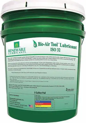 Biodegradable Air Tool Oil, Air Tool Oil, 5 gal. Container Size