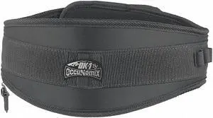 Ok-1 Nylon Back Support with Foam Core, 5" Width, L, Black Nylon Black OK-1500-L