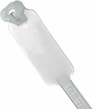 TY-RAP TY46M Cable Tie, 7-1/2 in L, 1-3/4 in Max Bundle Dia., Natural, Nylon