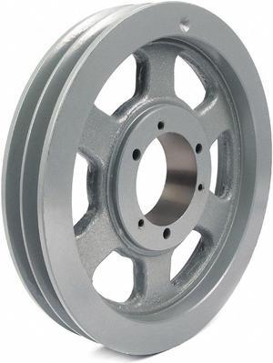 ZORO SELECT 1602B 1/2 in to 2-1/2 in Quick Detachable Bushed Bore 2 Groove