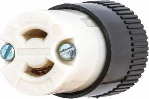 Bryant Locking Connector,125VAC,Nylon,2 Poles  7464N