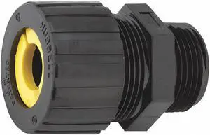 Liquid Tight Cord Connector,  0.50" to 0.63" Cord Dia. Range,  3/4" MNPT,  Nylon