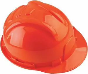 TASCO 100-02000 Hard Hat, Gladiator II, Polyethylene, 6 Point Ratchet, Type 1,