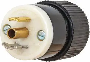 Bryant Midget Locking Plug Black/White   7594NP
