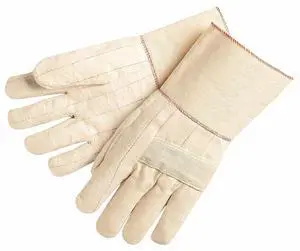 Mcr Safety Heat Resistant Gloves, Cotton, 300°F Max. Temp., Men's L, PR 1 9124G