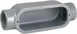 HUBBELL KILLARK C18 Conduit Body,5.0 cu. in. Capacity,C Body