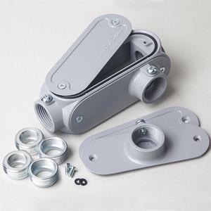 RACO UCB0100 Conduit Outlet Body,1" Hub Size