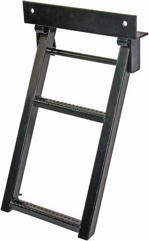 BUYERS PRODUCTS RS2 14 1/4 in W Powder Coated Steel Retractable Truck Steps