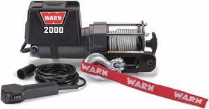 WARN 2000DC Electric Winch,1-3/5HP,12VDC