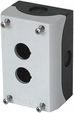 EATON M22-I2-PG Pushbutton Enclosure,6.02 in W,Polymer