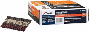 PASLODE 650839 Collated Framing Nail, 3-1/4 in L, 10 ga, Brite, Flat Head, 30 PASLODE 650839 Collated Framing Nail, 3-1/4 in L, 10 ga, Brite, Flat Head, 30