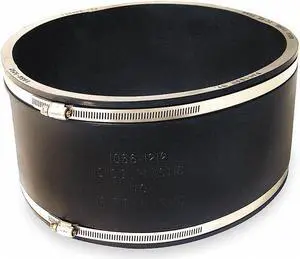 ZORO SELECT 1056-1515 Flexible Coupling,For Pipe Size 15x15"