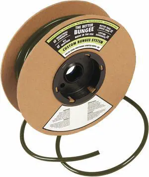 THE BETTER BUNGEE BBR5/16MG Bungee Rope,Military Green,5/16 in. D