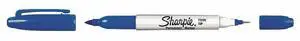 Sharpie Twin Tip Permanent Marker, Blue, PK12   32003