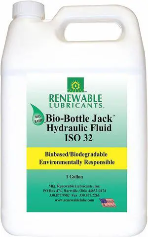 Vegetable Oil Hydraulic Oil, 1 gal. Jug, ISO Viscosity Grade : 32
