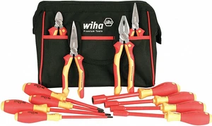 WIHA TOOLS 32894 Insulated Tool Set,12 pc. WIHA TOOLS 32894 Insulated Tool Set,12 pc.