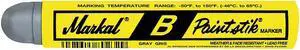 MARKAL 80230 Solid Paint Marker, Large Tip, Gray Color Family
