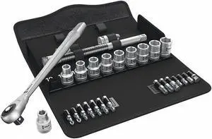 WERA 05004077001 1/2" Drive Ratchet Set Torx(R), Metric 28 Pieces 10 mm to 19