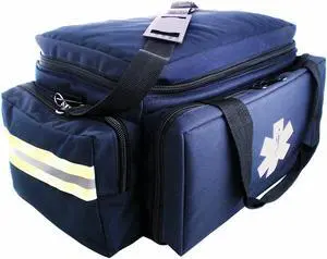 MEDSOURCE MS-B3331 Trauma Bag, Polypropylene, 17 1/2 in L, 10 in W, Blue