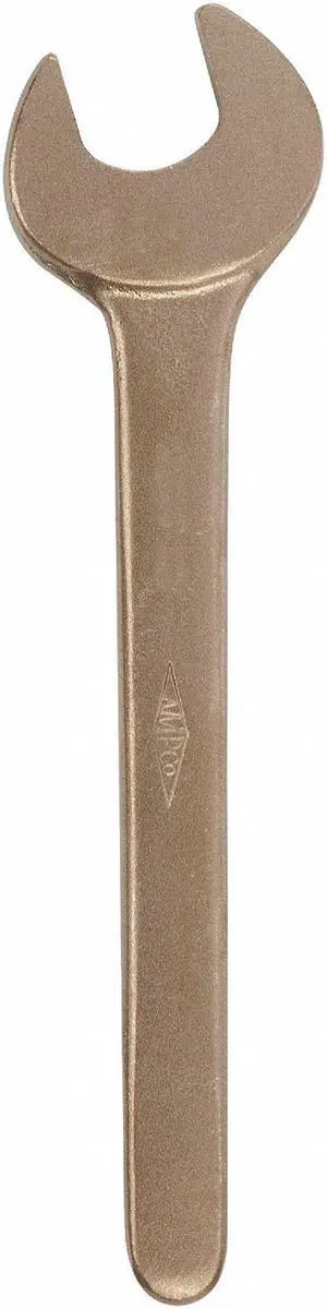 AMPCO SAFETY TOOLS 0286 Single Open End Wrench,1-1/8" Head Size