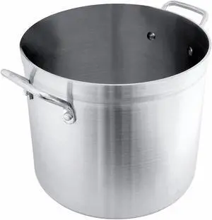 CRESTWARE HPOT30 Heavy Duty Stock Pot,30 qt,Aluminum