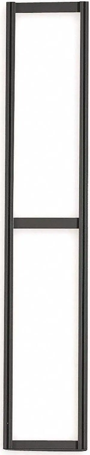 QUANTUM STORAGE SYSTEMS QTF70 Tip Out Bin,Wall Frame,W24 In,H70 In,Blk