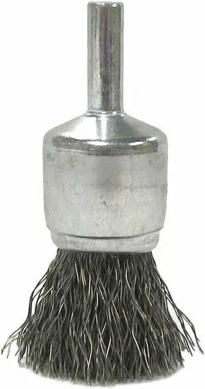 Weiler Crimped Wire End Brush,3/4In  10019