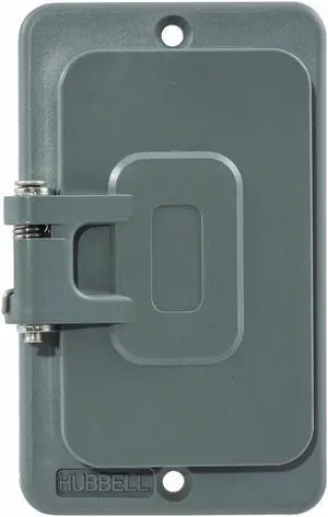 HUBBELL WIRING DEVICE-KELLEMS HBL3061 1 -Gang Vertical Weatherproof Cover,
