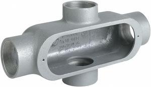 HUBBELL KILLARK OX-2 Conduit Body,X Body,3/4" Hub
