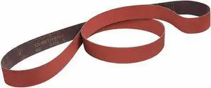 3M CUBITRON II 947A Cloth Belt, Coated, 1 in W, 42 in L, 120 Grit, Fine,
