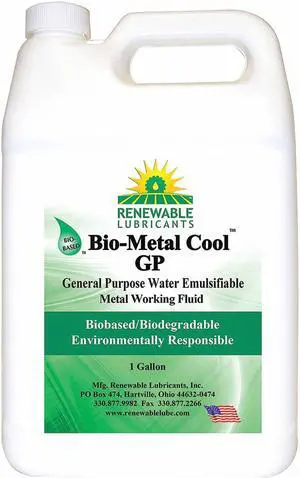 RENEWABLE LUBRICANTS 86803 Cutting Oil,1 gal,Bottle