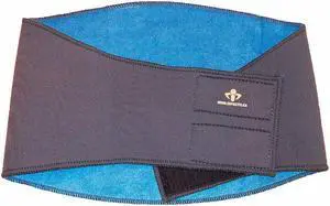 Impacto Nylon Thermal Back Wrap, 10" Width, M, Black Black  Nylon  TS213M