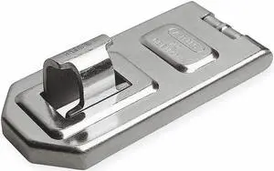 Conventional Fixed Staple Hasp, 4-3/4"H x 2-3/16"W x 4-3/4"L, Natural Finish