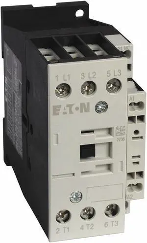 EATON XTCE032C10A IEC Magnetic Contactor, 1NO, 120V AC, 3 P, Non-Reversing,