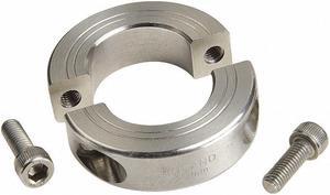RULAND MANUFACTURING SP-8-ST Shaft Collar,Clamp,2Pc,1/2 In,316 SS