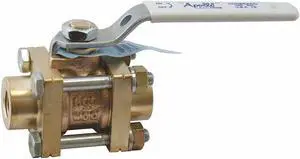 APOLLO VALVES 82LF10801 2" FNPT Bronze Ball Valve Inline